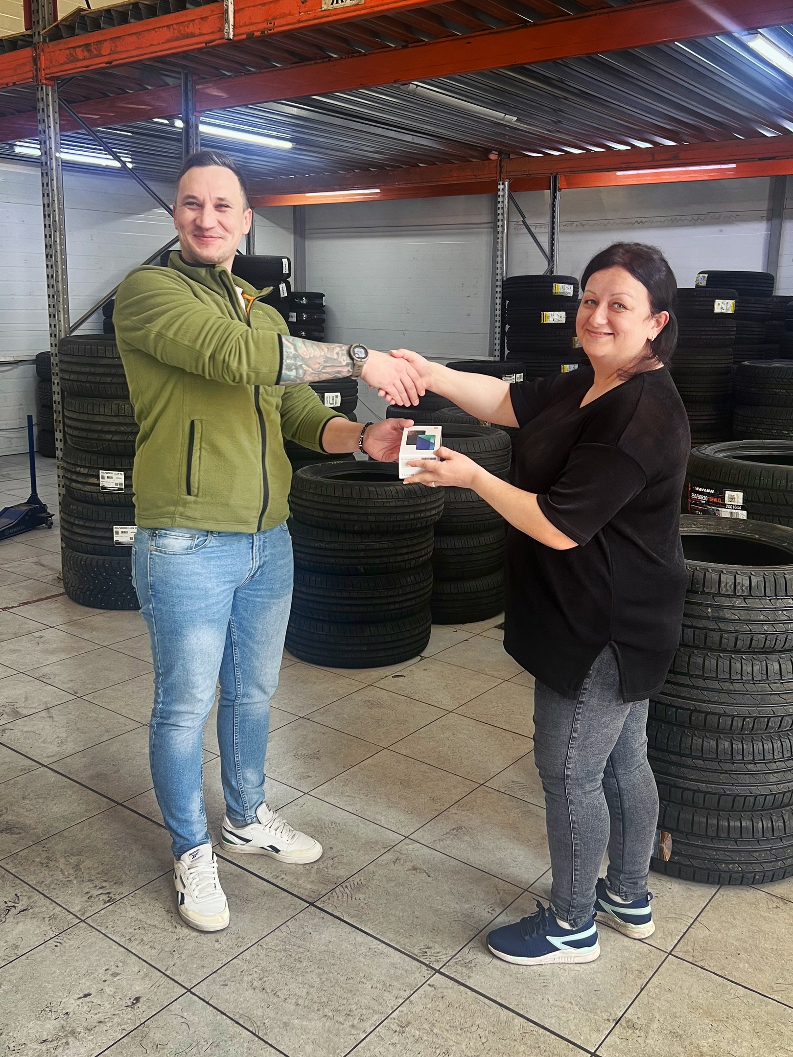 Победитель конкурса «Хорошие шины на связи»